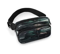 Snake And Man - Riñonera de moda con correa ajustable y bolsillos con cremallera, bolsas cruzadas para viajes, ciclismo, correr, senderismo
