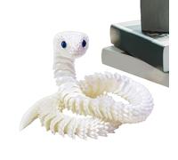 Snake Articulado - Juguete Animal Articulado, Modelo De Serpiente Realista | Juguete Flexible Relleno Para Decoración De Oficina Pantalla De Mesa Con Cuerpo Conjunto Para El Tablero Del Coche B