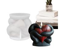 Snake Candle Molds - Flexible Silicone Material, Detailed Body Shape, , Heat Resistant Design | Making, Soap Crafting, Figurine Casting, DIY Art Projects, Handmade Crafts, Creative