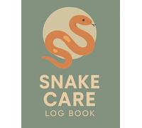 Snake Care Log Book: Geometric Reptile Keeper Journal: Modern symbolic design for tracking feeding, shedding, environment & health