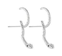Snake Cartilage Earrings - Snake Earrings Gothic Stud Jewelry | Small Alloy Fashion Earring for Women Men Party Wedding Dating Holiday Gift Accessory Stylish Wear