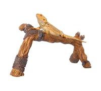 Snake Climbing Branch - Terrarium Resin Climbing Branch, Artificial Driftwood Tank, Reptile Cage Corner, Wood Structure Ornament | Textured Amphibian Dock Jungle Climber For Snakes Bearded Dragon