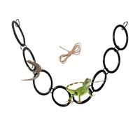 Snake Climbing Ring, Flexible Reptile Enrichment, PP, Metal Pet Playing Supplies for Cage Nets, Glass Jars, Home, Bedroom, Living Room, Viewing Room, Zoo Wall Fences, 30cm