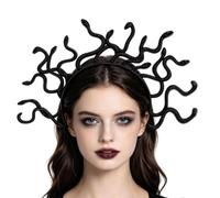Snake Crown Headband for Women - Gothic Witchy Serpent Hair Accessory for H