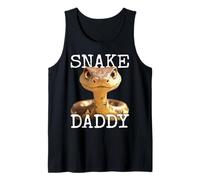 Snake Daddy Serpiente Papá Día del Padre Dulces Serpientes Camiseta sin Mangas