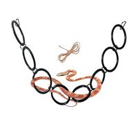 Snake Enrichment Toys, Corn Snake Climbing Rings, Interactive Reptile & Amphibian Supplies for Viewing Rooms, Zoo Displays, Home Decor, Living Room, Wall Fences, Bedroom