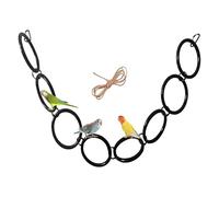 Snake Enrichment Toys, Corn Snake Rings, Reptile Climbing Decor, Black, Flexible Wall Fixtures, Interactive Supplies for Youth Bedrooms, Home Displays, and Zoo Setups