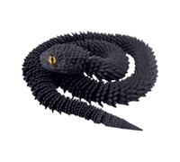 Snake impreso en 3D - 2,5 ft Toys Fidget impresos en 3D | Juguete articulado realista poliláctico, movimiento flexible Sernenti de impresión 3D para cumpleaños Cesta de Pascua Decorrile de escribano