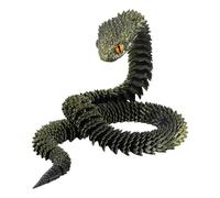 Snake impreso en 3D - 2,5 ft Toys Fidget impresos en 3D | Juguete articulado realista poliláctico, movimiento flexible Sernenti de impresión 3D para cumpleaños Cesta de Pascua Decorrile de escribano