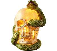 Snake in a Skull Ornament Halloween Resin Ornament Decoration Halloween Ornament Decoration Home Decor