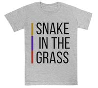 Snake In The Grass Snake Camiseta De Manga Corta Gris Kids tee