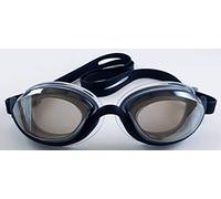 Snake & Pig Basilisk Swimming Goggles, Comfortable Fit for Adult Men Women Youth Kids Children (Black with Clear metallize...