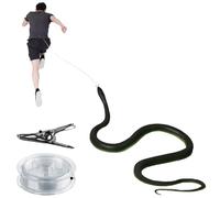 Snake Prank - Juguete de serpiente falso | Realistic Snake Toy with String | Clip Snake Prank Practical Jokes at Gatherings Garden Fake Tricky Prop Party Favor Realistic Fake Rubber Snake Toys