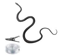 Snake Prank - Juguete de serpiente falso | Realistic Snake Toy with String | Clip Snake Prank Practical Jokes at Gatherings Garden Fake Tricky Prop Party Favor Realistic Fake Rubber Snake Toys