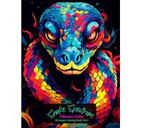 Snake Spectrum: Vibrant Coils Coloring Book Vol 3