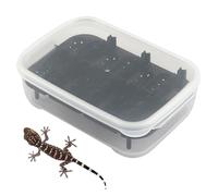 Snake Terrarium, 14 Grid Gecko Hatching Basin, Transparente Reptil Breeding Box with Vented Lid, Ideal Habitat for Climbing, Transport and Indoor Use, Suitable for Breeders, Men