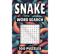 Snake Word Search: 100 Pages of Animal Puzzles, Word Scramble, Word Find, and Vocabulary Activities for Kids, Adults, and Seniors