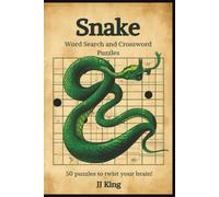 Snake Word Search & Crossword Puzzles: 50 Puzzles to Twist Your Brain