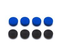 Snakebyte Control Caps 4X Black 4X Blue For Dualshock 4 Controller (PS4) [Importación Inglesa]