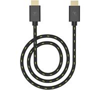 snakebyte HDMI CABLE SX 4K - Xbox Series X HDMI 2.0 cable, compatible con 1080p, 3D, 4K@60Hz, dispositivos UHD, adecuado para Xbox, PS5, PS4, monitores, televisores, 3 m de cable de malla, diseño Xbox