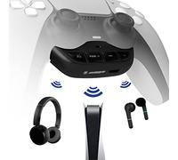 Snakebyte PS5 BT Headset: Adaptador 5 - Adaptador Bluetooth PlayStation 5 para Auriculares Audio BT 5.0, Airpods, Auriculares Sony/Bose, con 18 Horas de duración de la batería, Botones de Silencio