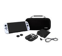 snakebyte STARTER KIT S2 compatible con Nintendo Switch 2 - Set de accesorios con funda, protector de pantalla, accesorios Joy-Con, auriculares in-ear y más - Set completo para protección y gaming
