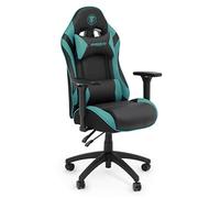 Snakebyte Universal GAMING:SEAT - para sesiones de juego - para el día a día de la oficina - Negro/Turquesa