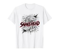 Snakehead Predator Jungle Swamp Pescador Camiseta