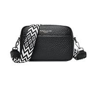 Snakell Crossbody Bag Damen Breite Gurt Umhängetasche Bauchtasche Damen Stylisch Brusttasche Handy UmhäNgetasche Schultertaschen mit vielen FäChern Moderne Taschen Abnehmbar Schultergur, Negro-2