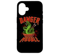 Snakes Ball Python Funny Snake Boys Snek Meme Peligro Fideos Carcasa para iPhone 16