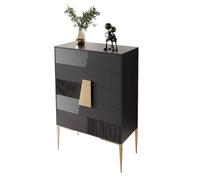 SnamicE Armario de buffet moderno y simple, aparador ligero de lujo de gran capacidad, gabinete de almacenamiento para sala de estar, cajón de madera maciza, aparador de buffet, A-80 x 40 x 125 cm