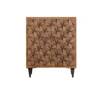 SnamicE Gabinete de entrada creativo tallado de fábrica, armario de almacenamiento decorativo retro de dos puertas, aparador de almacenamiento para restaurante, aparador de bufé, 78 x 38 x 94,5 cm