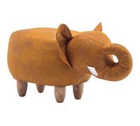 SnamicE Reposapiés de animales, taburete creativo de entrada de elefante para reemplazo de zapatos, bonito sofá otomano, cómodo reposapiés otomano junto a la cama en el dormitorio, amarillo, a-66 x 39