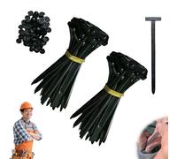 Snap-Fit Nylon Clips, Snap-Fit Nylon Fastening Clip for Car Repairs,Peachloft Zip Ties, Heavy Duty Self-LockingNylon Zip Ties Holder,50pcs Universal Cable Tie Buckle (100PCS)