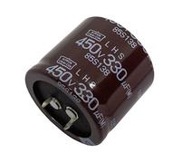 Snap-In Elko Condensador 330µF 450V | Condensador electrolítico hasta una temperatura de 105°C | 35x30mm | 330uF ELHS451VSN331MA30S UCC