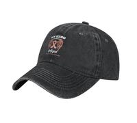 Snapback Cap Concientización sobre El Cáncer De Endometrio De Wing Angel Unisex Gorra Trucker Casual Gorra De Béisbol Cómoda Gorras Vaquera para Aire Libre Senderismo Golf