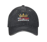 Snapback Cap No A Los Reyes En América Fdt Anti-47 Salvemos La Democracia Mujer Hombre Gorra Trucker Protección UV Gorra De Béisbol Ajustable Sombrero para Senderismo Running Aire Libre