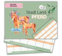 snaPmee City Land Pferd by snaPmee - Juego de adivinanzas para jinetes - Juego familiar + juego de fiesta para niñas y niños a partir de 10 años - 50 hojas DIN A4