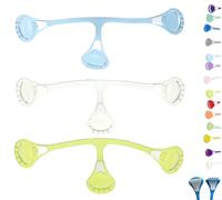 Snappi Sujetador para muselina prepliegues Pañales de tela | 3 unidades | Talla 1 (Small) (azul claro/blanco/amarillo claro)