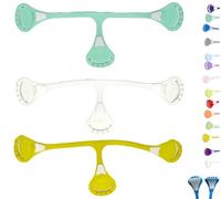 Snappi Sujetador para muselinas Prepliegues Pañales de tela | 3 Pack | Talla 1 (Pequeño) (verde claro-turquesa/blanco/amarillo)