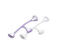 Snappi Sujetador para muselinas Prepliegues Pañales de tela | Paquete de 2 | Talla 1 (Small) (Blanco/Lila)