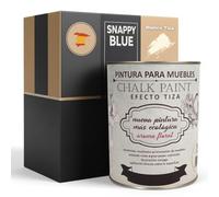 Snappy blue Pintura a la Tiza para Muebles sin lijar BLANCO TIZA 250ML, Pintura Chalk Paint Efecto Tiza Ideal para restauración y decoración de muebles
