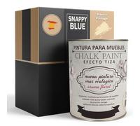 Snappy blue Pintura a la Tiza para Muebles sin lijar - BLANCO VINTAGE, 750ML Pintura Chalk Paint Efecto Tiza Ideal para restauración y decoración de muebles