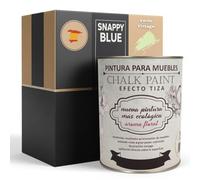 Snappy blue Pintura a la Tiza para Muebles sin lijar - VERDE VINTAGE, 750ML Pintura Chalk Paint Efecto Tiza Ideal para restauración y decoración de muebles