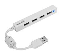 SNAPPY SLIM USB Hub, 4-Port, USB 2.0, Passive, White