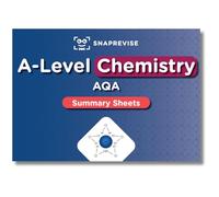 SnapRevise A-Level AQA Chemistry Summary Sheets