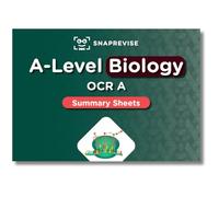 SnapRevise A-Level OCR Biology Summary Sheets