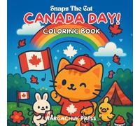 Snaps the Cat Canada Day Coloring Book