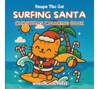 Snaps the Cat Surfing Santa Christmas Coloring Book