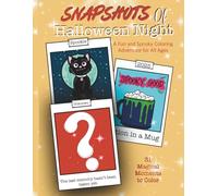 Snapshots of Halloween Night: A Fun and Spooky Coloring Adventure for All Ages
